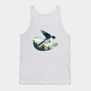 Swallow Bird Tank Top